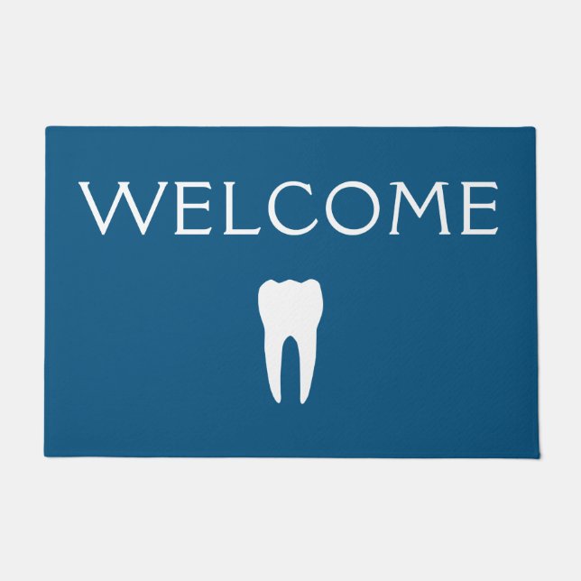 Choose Your Colour Tooth Doormat (Front)