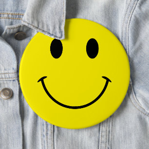 Choose Your Favorite Colors Big Smile 6 Cm Round Badge