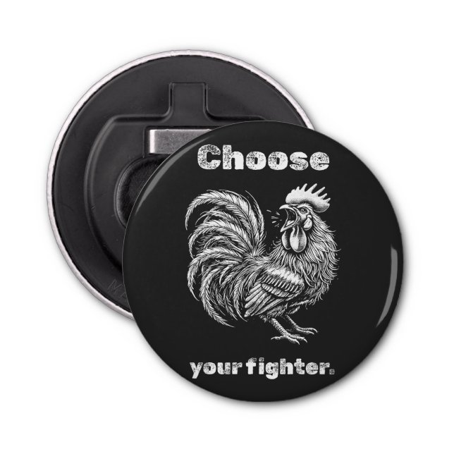 Choose Your Fighter – Demon Rooster. Bottle Opener (Front)