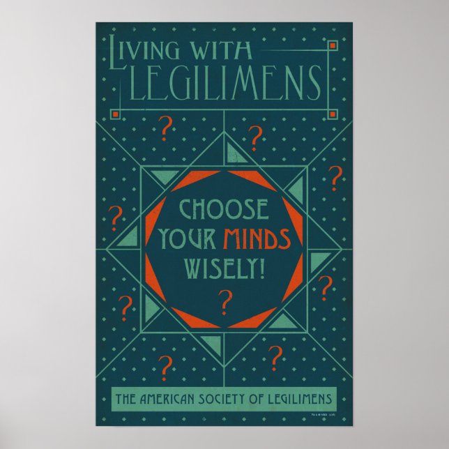 Choose Your Minds Wisely - Legilimens Poster (Front)