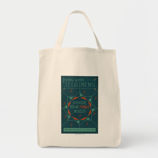 Choose Your Minds Wisely - Legilimens Poster Tote Bag (Front)