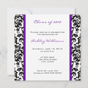 Choose Your Own Color Graduation Invitations