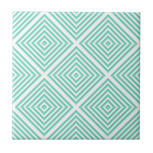 Choose Your Own Colour Geometric Squares Tile