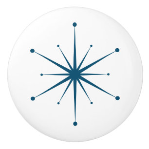 Choose Your Own Colours Retro Atomic Starburst Ceramic Knob