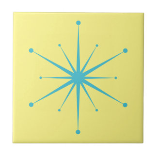 Choose Your Own Colours Retro Atomic Starburst Tile