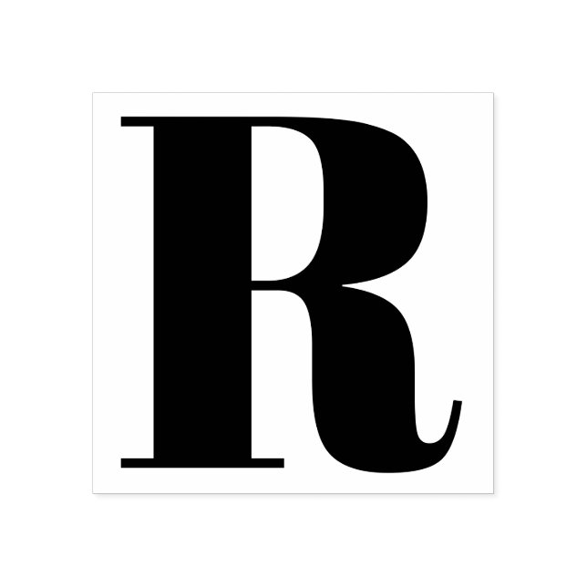 Choose Your Own Letter | Font Style: Abril Fatface Rubber Stamp (Imprint)