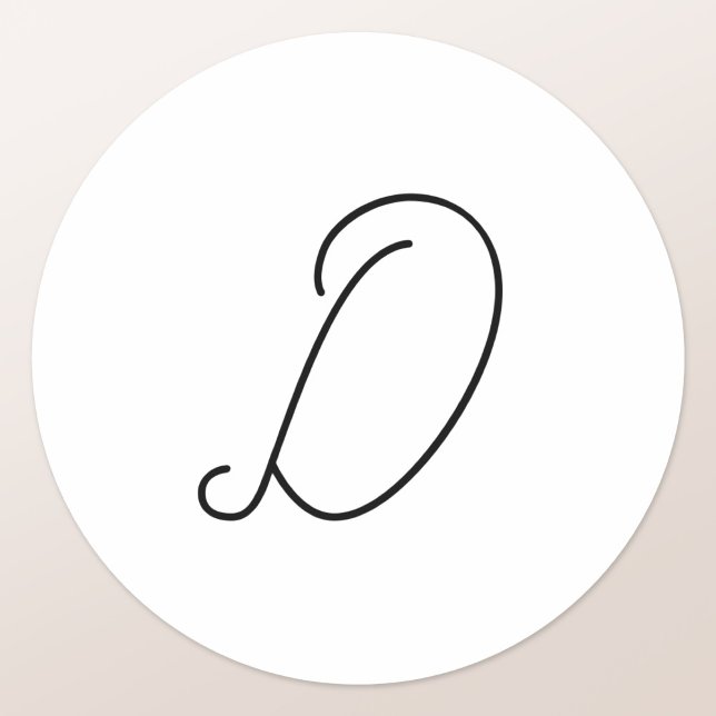 Choose Your Own Letter | Font Style: Alexandria  Classic Round Sticker (Creator Uploaded)