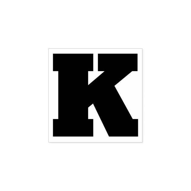 Choose Your Own Letter | Font Style: Alfa Slab One Rubber Stamp (Imprint)