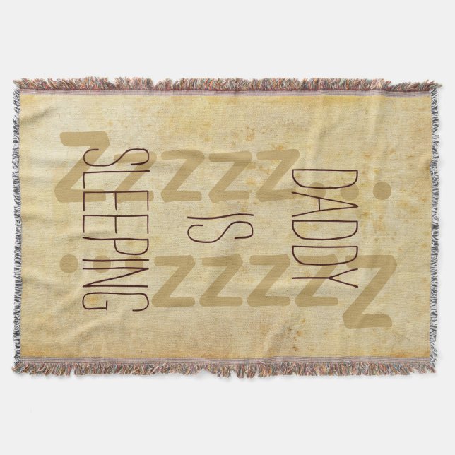 Choose your own text, image & background colour throw blanket (Front)