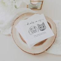CHOOSE YOUR PETS Wedding Cat + Dog Drinks On Us