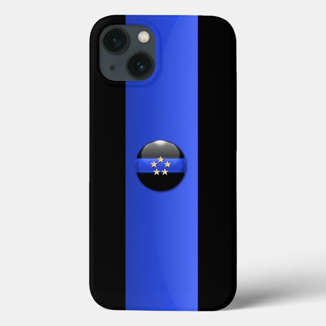 Choose Your Police Rank - Thin Blue Line Case-Mate Case-Mate iPhone Case (Back)