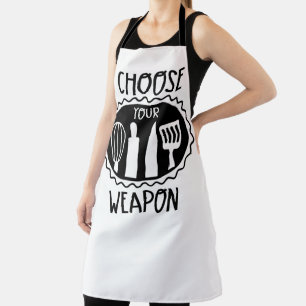 Choose Your Weapon Apron