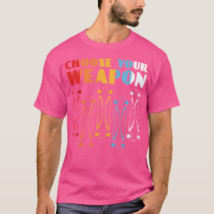 Choose Your Weapon Electro Longboard Board T-Shirt