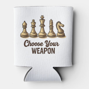 Choose Your Weapon Funny Chess Pieces Player Can Cooler