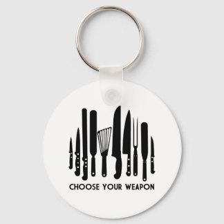 Choose Your Weapon Key Ring