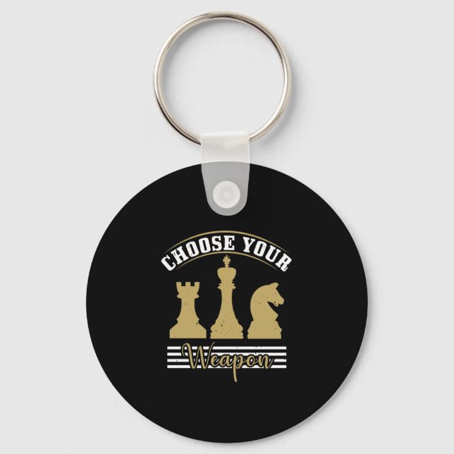 Choose Your Weapon Key Ring (Front)