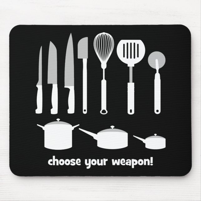 choose your weapon mouse mat (Front)