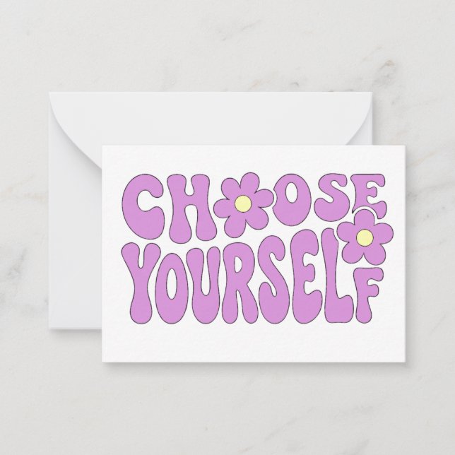 Choose yourself  card (Front)