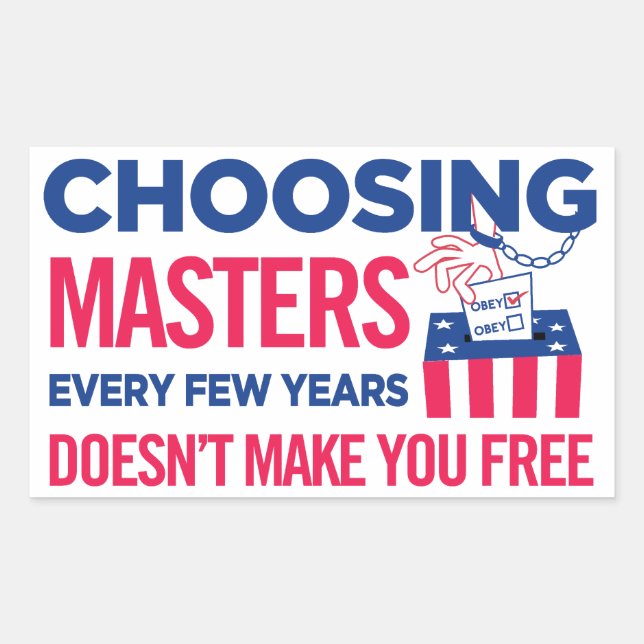 Choosing Masters Voting Sticker (Front)