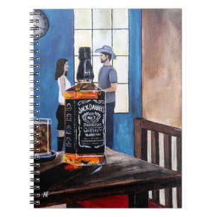 Choosing Texas Painting by Alfred Fox Notebook