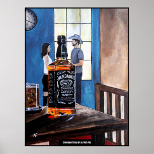 Choosing Texas Painting by Alfred Fox Poster