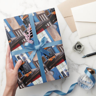 Choosing Texas Painting by Alfred Fox Wrapping Paper