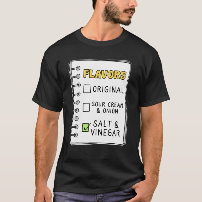 Choosing The Best Flavour Salt And Vinegar T-Shirt (Front)