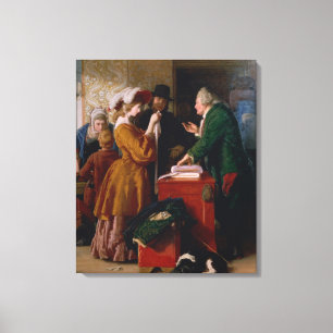 Choosing the Wedding Gown, from chapter 1 of 'The Canvas Print