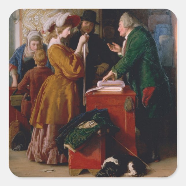 Choosing the Wedding Gown, from chapter 1 of 'The Square Sticker (Front)