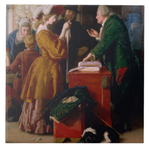 Choosing the Wedding Gown, from chapter 1 of 'The Tile