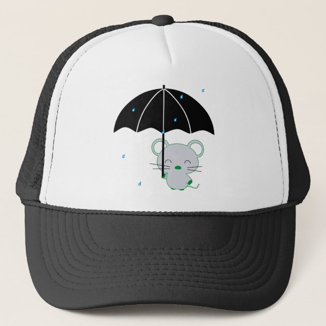 chootan and Umbrella Trucker Hat (Front)