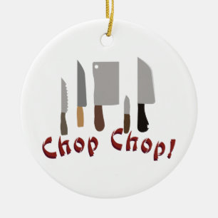 Chop Chop Ceramic Tree Decoration
