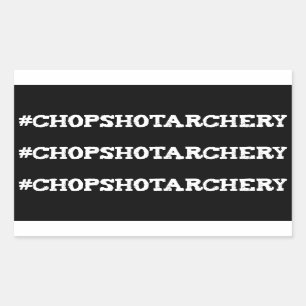 Chop Shot Archery Hashtag Limb Stickers