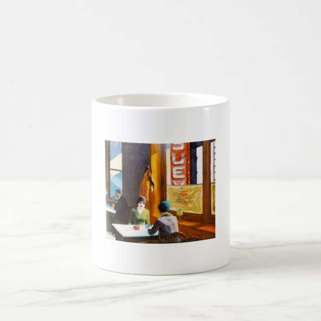 Chop Suey - Edward Hopper Coffee Mug (Center)
