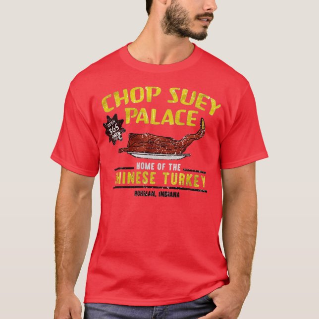 Chop Suey Palace Funny T-Shirt (Front)