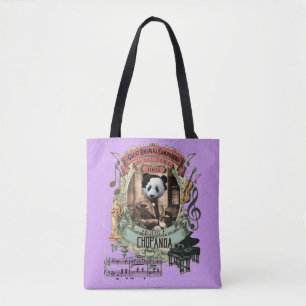 Chopanda Funny Pand Great Animal Composer Chopin Tote Bag
