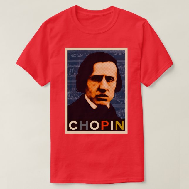 Chopin 3  T-Shirt (Design Front)