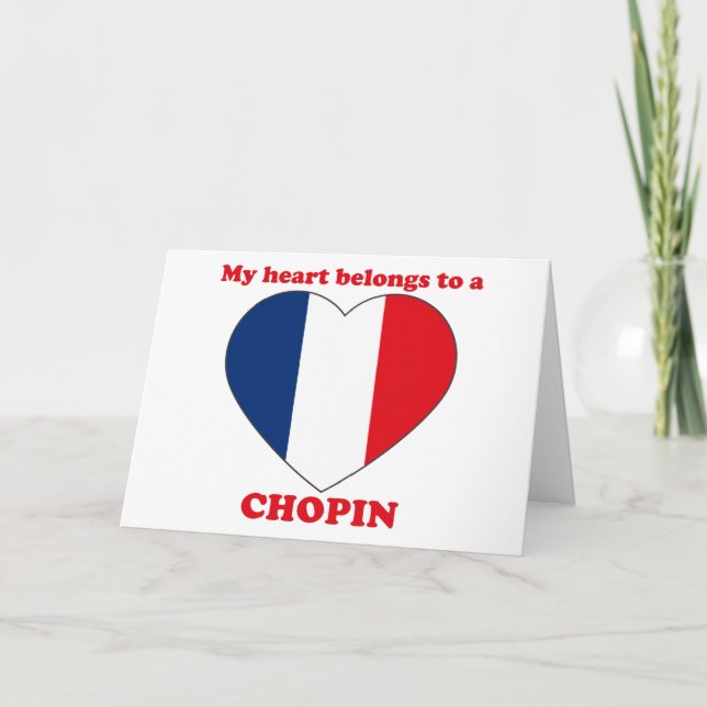 Chopin Holiday Card (Front)