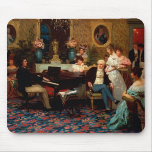 Chopin Playing the Piano Mouse Mat