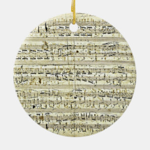 Chopin - Polonaise Ceramic Tree Decoration