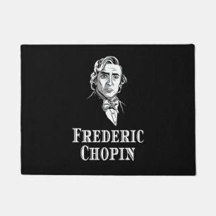Chopin Portrait Classical Music Doormat