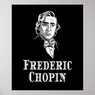 Chopin Portrait Classical Music Poster