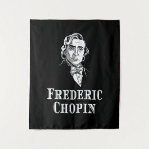 Chopin Portrait Classical Music Tapestry
