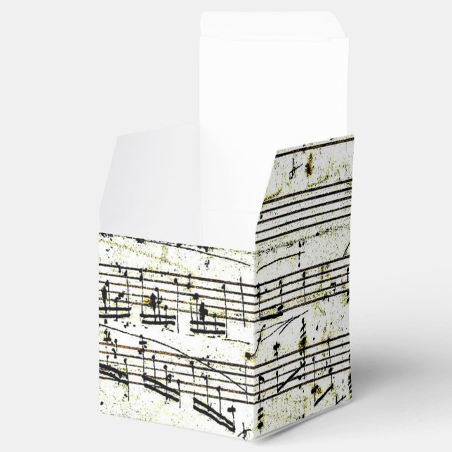 Chopin's "Polonaise" Favour Box (Opened)