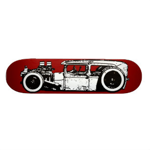 Chopped Hot Rod/Rat Rod Deck Skateboard