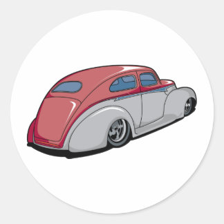 Chopped Merc Classic Round Sticker