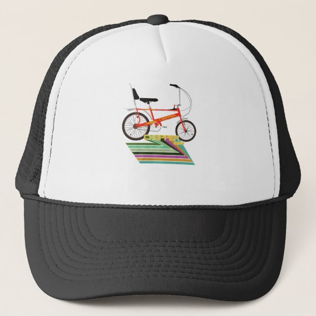 Chopper Bicycle Trucker Hat (Front)
