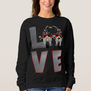 Chopper Biker Gnomes Love Riding Motorcycle - Skul Sweatshirt