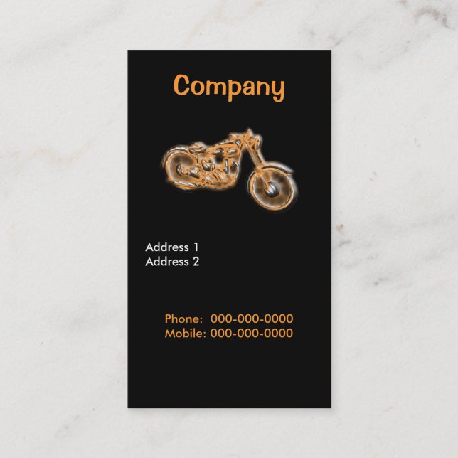 Chopper Cruiser Business Card (Front)
