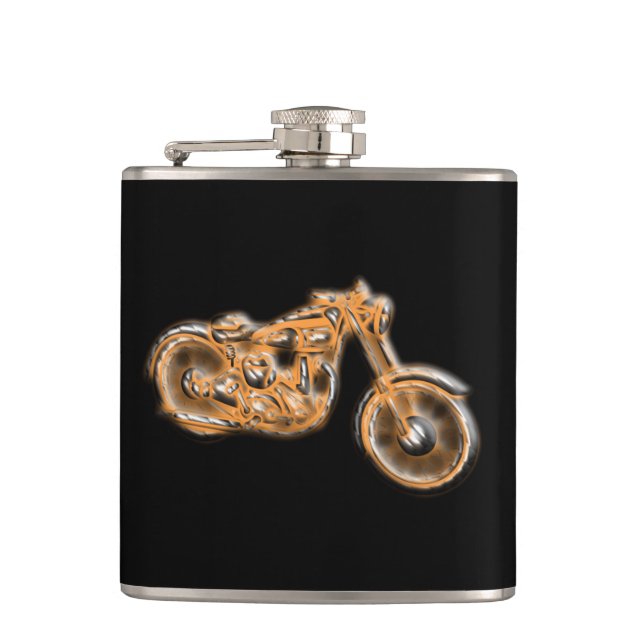 Chopper Cruiser Hip Flask (Front)